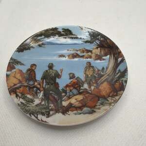 American Portraits Plate Boy Scouts The West by Don Scheffler 20059 Avon 1985